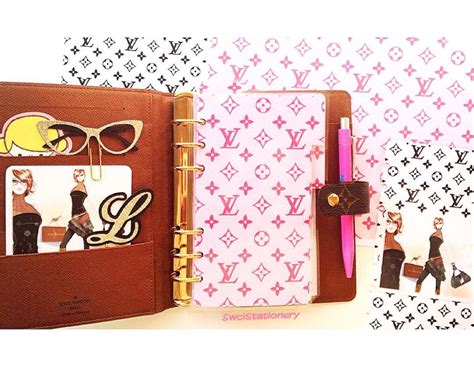 louis vuitton planner dividers|louis vuitton agenda cover.